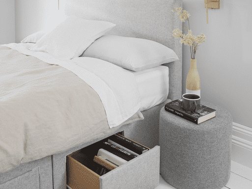 Upholstered Storage Beds Button Sprung